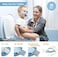 MCGMITT Portable Potty Training Seat for Toddler Kids - Foldable Training Toilet for Travel with Travel Bag and Storage Bag (Blue.