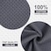 Kitinjoy 100% Cotton Kitchen Dish Cloths, 6 Pack Waffle Weave Ultra Soft Absorbent Dish Towels for Drying Dishes Quick Drying Kitchen Towels Dish Rags, 12 X 12 Inches, Dark Grey.