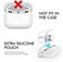 AhaStyle 3 Pairs Silicone Earbuds Covers for Apple AirPods Pro 1 Storage Hook Pouch, Anti-LostAnti-Slip Ear Tips for EarPods Accessories (White.