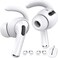 AhaStyle 3 Pairs Silicone Earbuds Covers for Apple AirPods Pro 1 Storage Hook Pouch, Anti-LostAnti-Slip Ear Tips for EarPods Accessories (White.