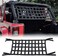CheroCar Mesh Cargo Net, Auto Roof Net Hammock for Jeep Wrangler YJ TJ JK JKU JL JLU JT 1987-2021.