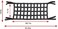 CheroCar Mesh Cargo Net, Auto Roof Net Hammock for Jeep Wrangler YJ TJ JK JKU JL JLU JT 1987-2021.