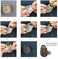 SHUYUE Lock and Unlocking Brain Teaser Puzzle Kids Lock Puzzle Classic ToyCast Metal Disentanglement PuzzlesStress Relief Puzzle Mind Puzzles for Children and Adults.