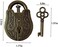 SHUYUE Lock and Unlocking Brain Teaser Puzzle Kids Lock Puzzle Classic ToyCast Metal Disentanglement PuzzlesStress Relief Puzzle Mind Puzzles for Children and Adults.