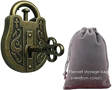 SHUYUE Lock and Unlocking Brain Teaser Puzzle Kids Lock Puzzle Classic ToyCast Metal Disentanglement PuzzlesStress Relief Puzzle Mind Puzzles for Children and Adults.