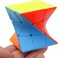 Yunteng Cube Twist 3x3 Stickerelss Speed Cube Vivid Color Magic Puzzle Toys Puzzle Boxes(Twist 3rd Order.