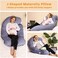 Chilling Home (velvet, Grey- Chilling Home Pregnancy Pillow, 140cm Full Body Pillow Maternity Pillow for Pregnant Women, Comfort U Shaped Zootzi Pillow with Removable Washable Velvet Cover, Grey 140cm