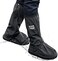 HEKEDES Waterproof Shoe Covers, ReusableFoldable Rain Boot Shoe Cover with Zipper, Non-slip, Reflector, Men Women Rain Gear, Black.