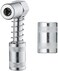 Slippery Pete 90 Degree Grease Gun Coupler Snaps onto Grease Fittings in Tight Spaces.