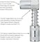 Slippery Pete 90 Degree Grease Gun Coupler Snaps onto Grease Fittings in Tight Spaces.