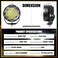 Exzeit 5 Inch Led Driving Lights Round, 80W 11200 Lumens Waterproof Fog Lights Driving Lights for Jeep Wrangler Trucks Toyota Pickup GMC SUV.