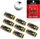 مصباح LASFIT 194 LED أبيض 6000K، مصابيح بديلة T10 168 2825 W5W LED، لإضاءة القبة، وإضاءة الباب، وإضاءة الترحيب، وإضاءة لوحة الترخيص، وإضاءة صندوق السيارة، فائق السطوع (عبوة من 8 مصابيح).