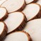 Fuyit Natural Wood Slices 30 Pcs 2. 8-3. 1 Inches Unfinished Wood Craft Kit Undrilled Wooden Circles Without Hole Tree Slice with Bark for Arts Painting Christmas Ornaments DIY Crafts.