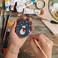 Fuyit Natural Wood Slices 30 Pcs 2. 8-3. 1 Inches Unfinished Wood Craft Kit Undrilled Wooden Circles Without Hole Tree Slice with Bark for Arts Painting Christmas Ornaments DIY Crafts.