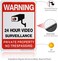 Sheenwang 4-Pack Private Property No Trespassing Sign, Video Surveillance Signs Outdoor, UV Printed. 040 Mil Rust Free Aluminum 10 x 7 in, Security Camera Sign for Home, Business, Driveway Alert, CCTV