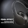 LORELEI X6 Over-Ear Headphones with Microphone, Lightweight FoldablePortable Stereo Bass Headphones with 1. 45M No-Tangle, Wired Headphones for Smartphone Tablet MP3 / 4 (Space Black.