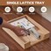 Kirigen Wood Letter-Size Tray Single-Tier (TP-NA- Wooden Tones Collection Front-Load Doents Tray for Office Desktop Organizer - Desk Magazine, File, Folder, Paper Holder Natural.