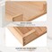 Kirigen Wood Letter-Size Tray Single-Tier (TP-NA- Wooden Tones Collection Front-Load Doents Tray for Office Desktop Organizer - Desk Magazine, File, Folder, Paper Holder Natural.