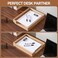 Kirigen Wood Letter-Size Tray Single-Tier (TP-NA- Wooden Tones Collection Front-Load Doents Tray for Office Desktop Organizer - Desk Magazine, File, Folder, Paper Holder Natural.