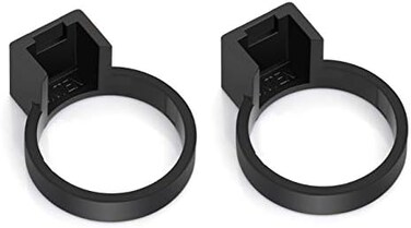 ONTEN Tesla Model 3/Y Charger Lock for J1772 Adapter (Works with Non Flange Adapter, Not Work with Model S/X(Black[2PACK].
