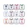 Hudson Baby Unisex Baby Cotton Terry Drooler Bibs With Fiber Filling.