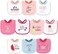 Hudson Baby Unisex Baby Cotton Terry Drooler Bibs With Fiber Filling.