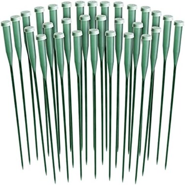 Bright Creations 30 Pack Stem Water Tubes for Flowers with Caps, Extendable Vials for Floral Arrangements, Florist Supplies (12 in.