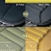 RaoRanDang Thick Seat Cushion Memory Foam Car Seat Cushion Pad for Car Driver Seat Office Chair, Thickened Black.