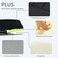 RaoRanDang Thick Seat Cushion Memory Foam Car Seat Cushion Pad for Car Driver Seat Office Chair, Thickened Black.
