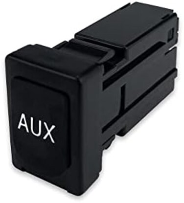 RLP Aux Jack Port Replacement 86190-02010 fit Tacoma Corolla Tundra Aux Port Auxiliary Input Jack Stereo Adapter Assembly.