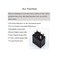 HOPUT قطعتان G8V-RH-1C7T-R-DC12 - مرحل طاقة، 12 فولت تيار مستمر 7866 D1780C 301-1C-C-R1-U01 مرحل متعدد الأغراض أسود من المعدات الأصلية لشركة جنرال موتورز لمرحل مضخة الوقود.