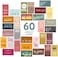DIVERSEBEE 60 Pack Assorted Motivational Cards - Inspirational and Kindness Mini Note Cards, Gratitude Encouragement Card Set with 60 Unique Motivational Quotes Business Card Size (Assorted.