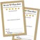 T MARIE 50 Suggestion Cards - 4x6" Comment Cards for Customers, Restaurants, BedBreakfast Decor and Bulk Hotel Supplies for Guests - Kraft Style Feedback Cards and Suggestion Box Cards - Forms for Bus