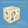 Auihiay 2-10 Inch Collapsible Wood Balloon Sizer Box Cube, Balloon Size Measurement Tool for Balloon Decorations, Balloon Arches, Balloon Columns (9 Holes.