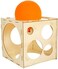 Auihiay 2-10 Inch Collapsible Wood Balloon Sizer Box Cube, Balloon Size Measurement Tool for Balloon Decorations, Balloon Arches, Balloon Columns (9 Holes.