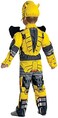 Disguise Bumblebee Costume, Toddlers Muscle Transformer Costumes for Boys, Padded Character Jumpsuit, Toddler Size Medium (3T-4TYellow (104909M.