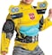 Disguise Bumblebee Costume, Toddlers Muscle Transformer Costumes for Boys, Padded Character Jumpsuit, Toddler Size Medium (3T-4TYellow (104909M.