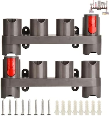 حوامل ملحقات التنظيف الكاملة متوافقة مع ملحقات مكانس دايسون من الجيل الخامس V15 V12 V11 V10 V8 V7، قطع غيار أدوات التخزين.