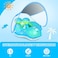 LAYCOL Baby Swimming Pool Float with Removable UPF 50UV Sun Protection Canopy,Toddler Inflatable Pool Float for Age of 3-36 Months,Swimming Trainer.