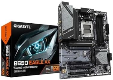 GIGABYTE B650 Eagle AX AM5 LGA 1718 AMD B650 ATX, DDR5 Triple M. 2, PCIe 5. 0, USB 3. 2 Gen2x2 Type-C, AMD Wi-Fi 6E, Realtek GbE LAN.