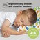 KeaBabies Toddler Pillow with Pillowcase - My Little Dreamy Pillow - Organic Cotton Toddler Pillows for Sleeping, Kids Pillow, Travel Pillows for Sleeping, Mini Pillow, Toddler Bed Pillows (Happy Dino