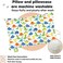 KeaBabies Toddler Pillow with Pillowcase - My Little Dreamy Pillow - Organic Cotton Toddler Pillows for Sleeping, Kids Pillow, Travel Pillows for Sleeping, Mini Pillow, Toddler Bed Pillows (Happy Dino