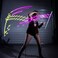 GloFX Hypno LED Levitation Wand &ndash; Short String Light Up LED Levi Wand Flow Toy.