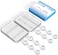 Earbudz Airpod Pro Replacement Tips Covers for Apple Airpods 3 - Small, Medium and Large (White.