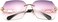 FEISEDY Rimless Sunglasses for Women Metal Square Frame Fashion Diamond Oversized lens Sun Glasses B2567.
