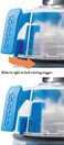 زجاجة مياه O2COOL Mist 'N Sip للرش والترطيب، وظيفة الرش والترطيب 2 في 1 مع فوهة علوية مانعة للتسرب (فلامنغو).