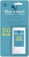BLUE LIZARD Mineral Sunscreen Stick with Zinc Oxide SPF 50Water Resistant UVA/UVB Protection Easy to Apply Fragrance Free, Kids, Unscented, 0. 5 oz.