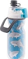 O2COOL Mist 'N Sip Kids Misting Water Bottle 2-in-1 Mist And Sip Function With No Leak Pull Top Spout 12oz (Sharks.