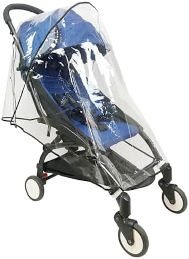 LLUFO Stroller Rain Cover Universal Stroller Cover for Toddler Umbrella Stroller Waterproof Snow Wind Weather Shield,Food Grade EVA No Odor.