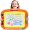 BABLOCVID (Orange- Magnetic Drawing Board Toddler Toys for Boys Girls, 43cm Magna Erasable Doodle board for Kids A Colourful Etch Education Sketch Doodle Pad Toddler Toys for Age 3 4 5 6 7 Year Old bo
